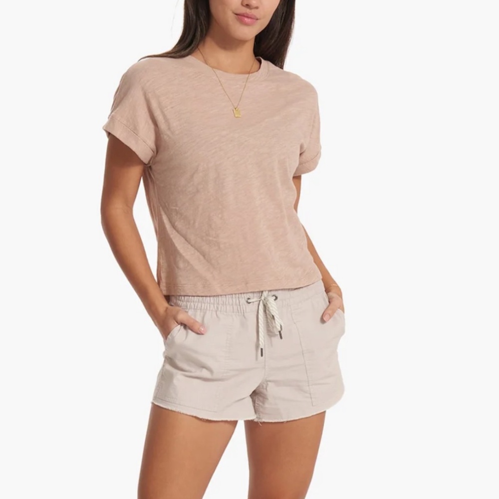 Vuori Women's Sunset Easy Tee Short Sleeve Coconut